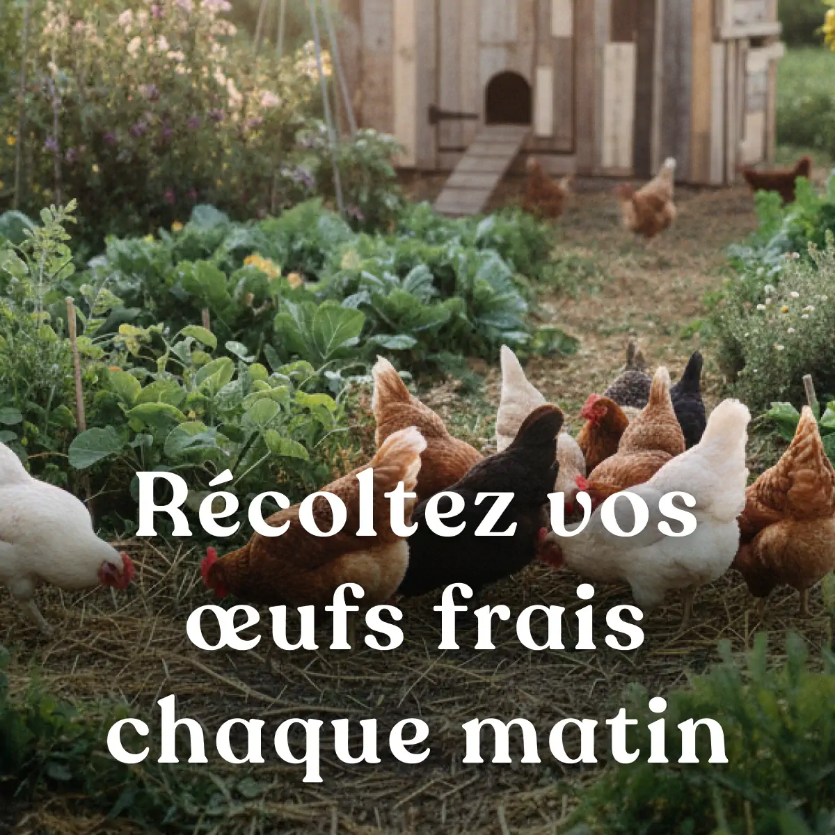 Les poules et le poulailler en permaculture