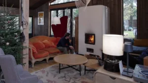 Poêle de masse : le système de chauffage low-tech qui chauffe 24h avec un seul feu